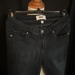 Dark wash Paige skinny jeans